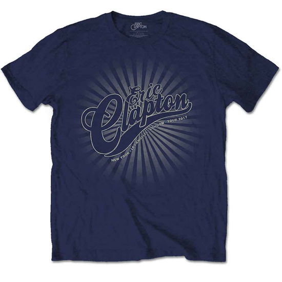 Eric Clapton Unisex T-Shirt: Logo Rays - Eric Clapton - Merchandise -  - 5056368647055 - 