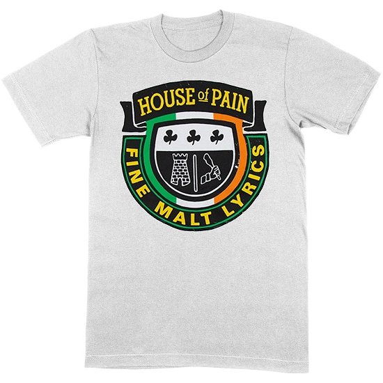 Cover for House Of Pain · House Of Pain Unisex T-Shirt: Fine Malt (T-shirt) [size S] [White - Unisex edition]