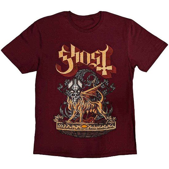 Ghost Unisex T-Shirt: Firemilk - Ghost - Marchandise -  - 5056737201055 - 