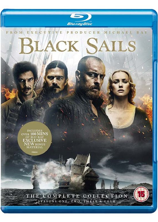 Cover for Back Sails the Complete Series · Black Sails 1-4 (Blu-ray) (2017)