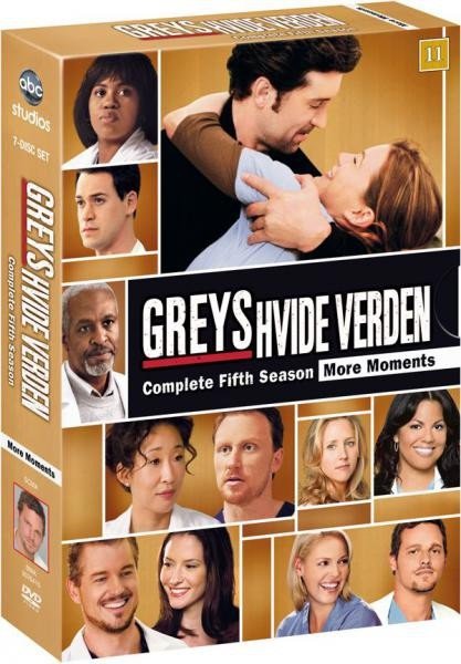 Cover for Greys Hvide Verden · Season  5 (DVD) (2016)