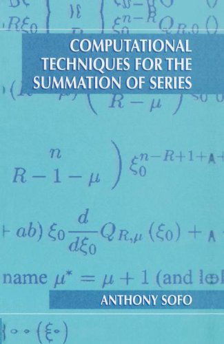 Cover for Anthony Sofo · Computational Techniques for the Summation of Series (Hardcover Book) [2003 edition] (2003)