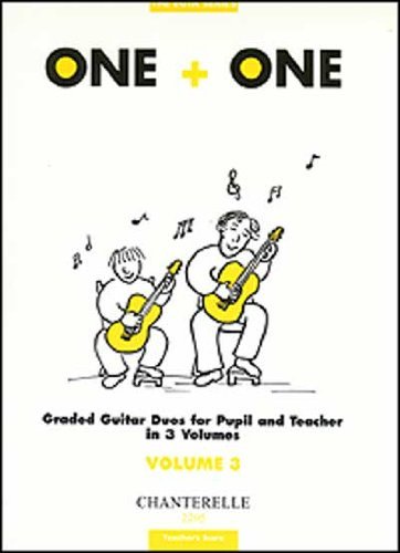 One + One Vol. 3 Score Graded Duos for Pupil & Teacher (Egta) - Richard Wright - Livres - Chanterelle - 9780786638055 - 1 février 1998