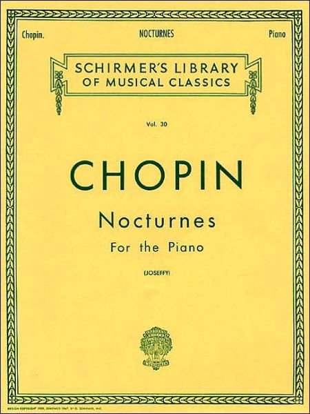 Cover for Frederic Chopin · Chopin: Nocturnes for the Piano (Taschenbuch) (1986)
