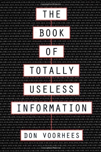 Cover for Donal a Voorhees · The Book of Totally Useless Information (Paperback Book) (1993)