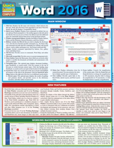 Cover for Joan Lambert · Microsoft Word 2016 (Map) (2015)