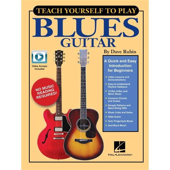 Cover for Dave Rubin · Teach Yourself To Play Blues Guitar (Book / Online Media) (Taschenbuch) (2016)