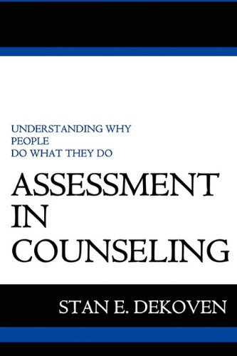Cover for Stan Dekoven · Assessment in Counseling (Paperback Book) (2010)