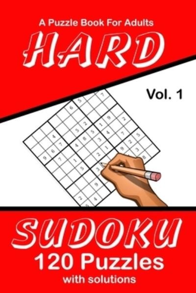 Cover for Puzzle Lovers Publications · Hard Sudoku Vol. 1 A Puzzle Book For Adults (Paperback Bog) (2019)