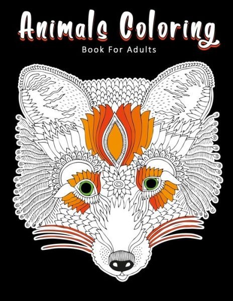 Cover for Black Whale Publishing · Animals Coloring Book For Adults (Pocketbok) (2019)