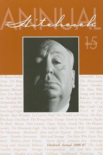 Cover for Sidney Gottlieb · Hitchcock Annual - Volume 15 (Paperback Book) (2008)