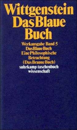 Cover for Ludwig Wittgenstein · Suhrk.TB.Wi.0505 Wittgenst.Werkausg.5 (Bok)