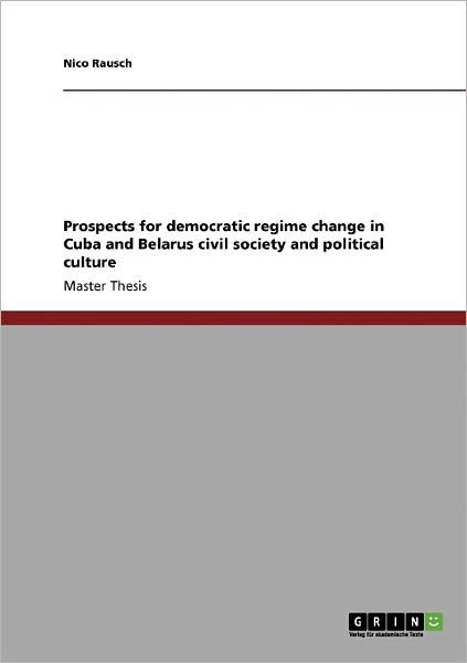 Cover for Rausch · Prospects for democratic regime (Buch)