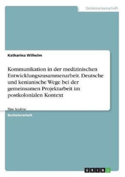 Cover for Wilhelm · Kommunikation in der medizinisc (Bog)