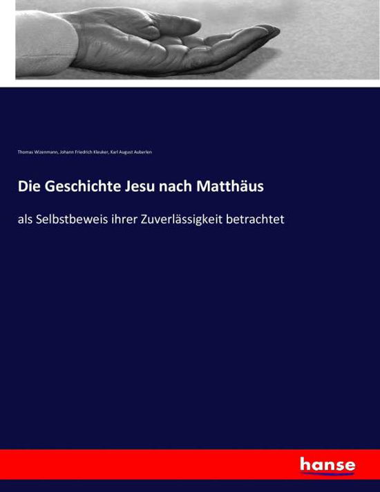 Cover for Wizenmann · Die Geschichte Jesu nach Matt (Book) (2016)