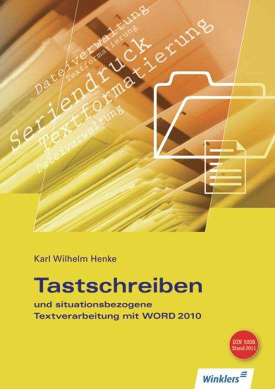 Cover for Henke · Tastsch.u.sit.Text.m.WORD 2010+CD (Bog)