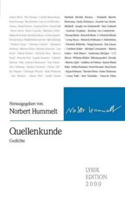 Cover for Norbert Hummelt · Quellenkunde (Paperback Book) (2007)