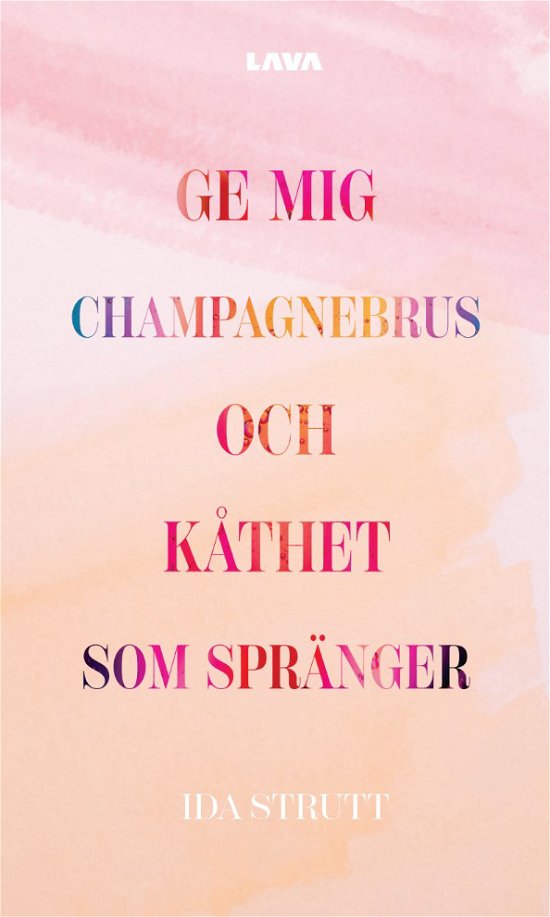 Cover for Ida Strutt · Ge mig champagnebrus och kåthet som spränger (Bok) (2024)