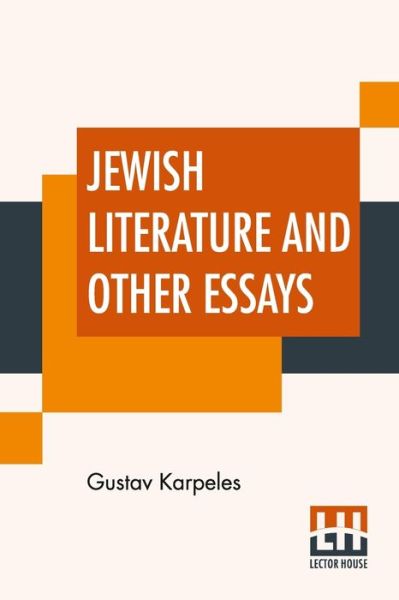 Cover for Gustav Karpeles · Jewish Literature And Other Essays (Paperback Book) (2020)