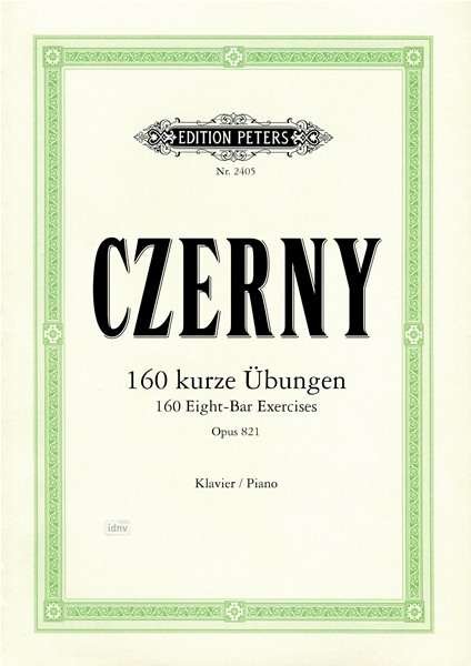 Cover for Carl Czerny · 160 Eight-Bar Exercises Op. 821 for Piano (Partitur) (2001)
