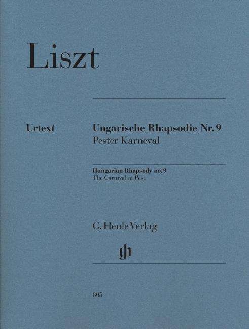 Cover for Liszt · Ungar.Rhapsodie Nr.9,Kl.HN805 (Book)