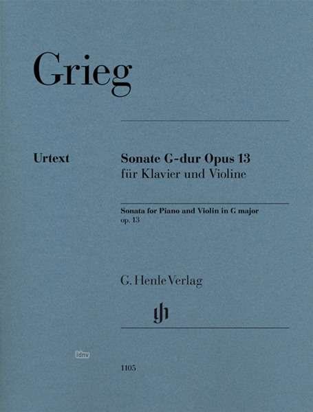 Cover for Grieg · Sonate G-dur Opus 13 für Klavier (Bok)