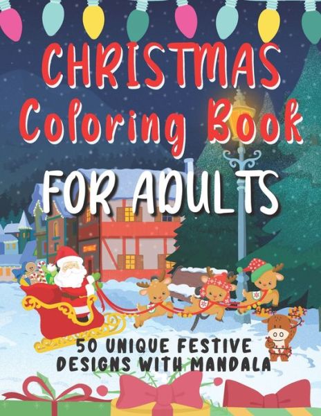 Cover for Forty Two Publishing · Christmas Coloring Book For Adults (Paperback Book) (2020)