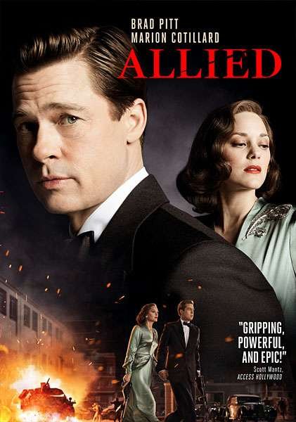 Cover for Allied (DVD) (2017)