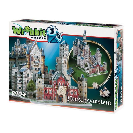 Cover for Wrebbit W3D-2005 · 3D Puzzle 890 Pz - Classics Collection - Neuschwanstein Castle (MERCH)