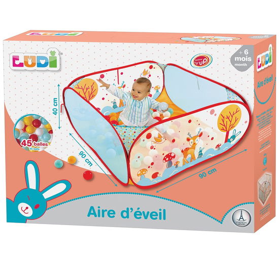 Cover for Ludi · Play Pen With Balls - Forest - (lu20005) (Toys)