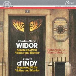Cover for Widor / Maile,hans · Violin Sonatas (CD) (1991)