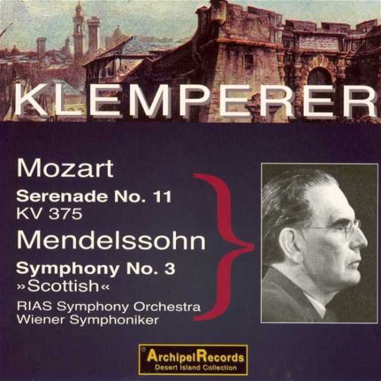 Cover for Mendelssohn / Klemperer · Sinfonie 3 Mozart Serenade (CD) (2012)