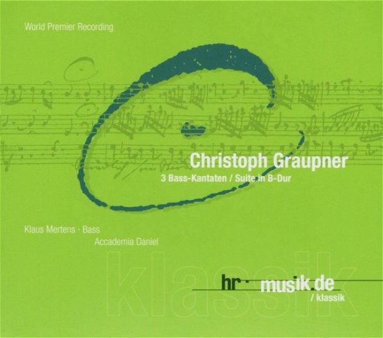 Cover for C. Graupner · Drei Bass-Kantaten / Suite (CD) (2008)
