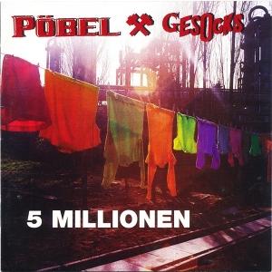 Cover for Pöbel &amp; Gesocks · 5 Millionen (Original Artwork Jewelcase Cd) (CD) (2025)
