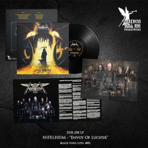 Cover for Nifelheim · Envoy of Lucifer (Black Vinyl LP) (LP) (2024)