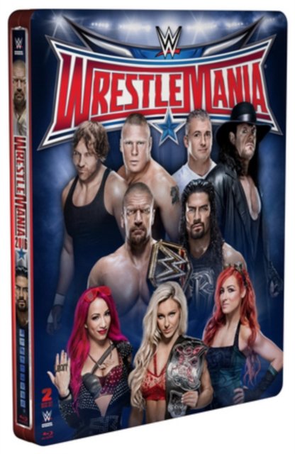 Cover for Wwe Wrestlemania 32 Limited Editio · WWE - Wrestlemania 32 Limited Edition Steelbook (Blu-ray) (2016)