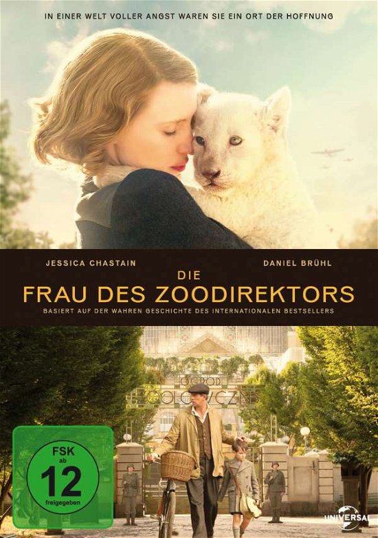 Cover for Jessica Chastain,johan Heldenbergh,daniel Brühl · Die Frau Des Zoodirektors (DVD) (2017)