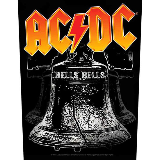 Cover for AC/DC · AC/DC Back Patch: Hells Bells (MERCH) [Black edition] (2019)