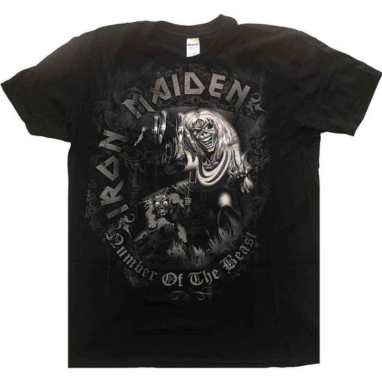 Cover for Iron Maiden · Iron Maiden Kids T-Shirt: Number Of The Beast (11-12 Years) (T-shirt) [size 11-12yrs] [Black - Kids edition] (2024)