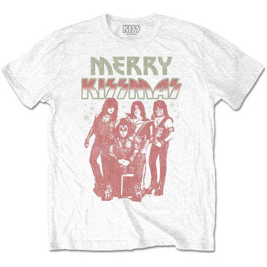 KISS Unisex T-Shirt: Merry KISSmas - Kiss - Merchandise -  - 5056368695056 - 