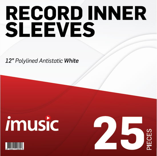 imusic sleeves · 25 x 12" Polylined White Inner Sleeves (Innenhüllen) [White edition] (2024)