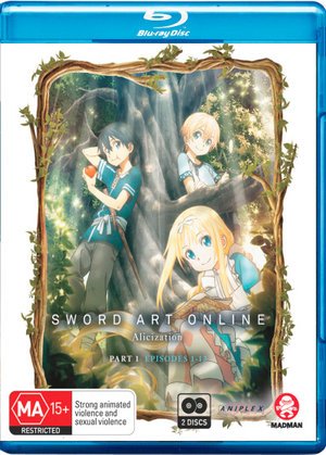 Sword Art Online Alicization Part 1 (Eps 1-13) - Blu - Film - MADMAN ENTERTAINMENT - 9322225237056 - 8. juli 2020