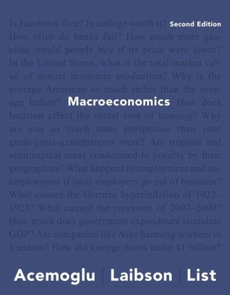 Cover for Daron Acemoglu · Macroeconomics (Taschenbuch) [2 Revised edition] (2017)