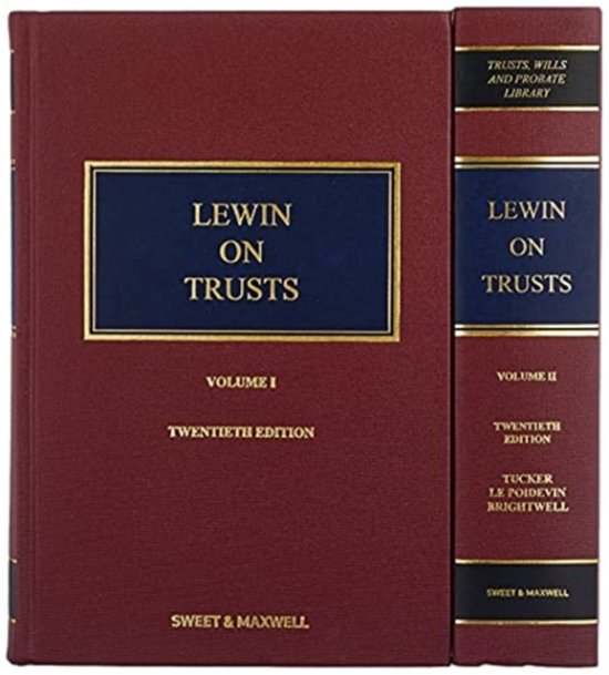 Cover for Lynton Tucker · Lewin on Trusts (Hardcover Book) (2020)