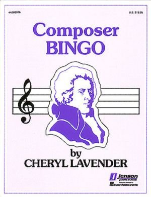 Cover for Lavender Cheryl · Composer Bingo (Paperback Book) (1988)