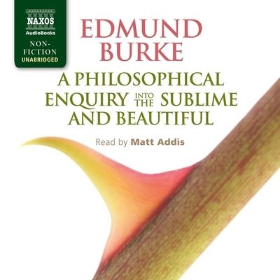 Cover for Edmund Burke · A Philosophical Enquiry Into the Origin of Our Ideas of the Sublime and Beautiful Lib/E (CD) (2020)