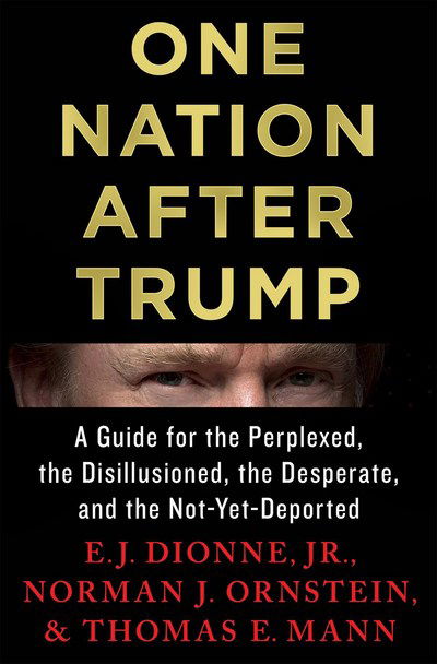 Cover for E.J. Dionne · One Nation After Trump: A Guide for the Perplexed, the Disillusioned, the Desperate, and the Not-Yet Deported (Hardcover Book) (2018)