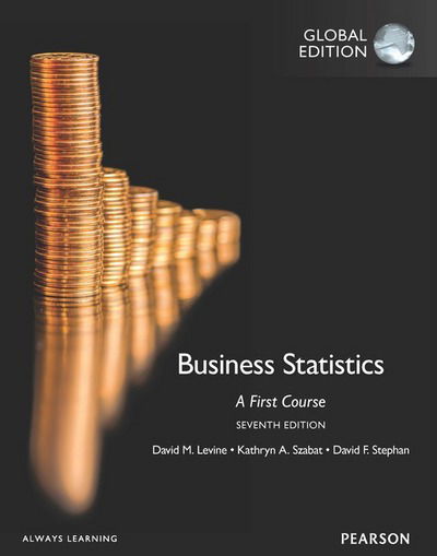 Cover for David Levine · Business Statistics:A First Course plus MyStatLab with Pearson eText, Global Edition (Book) (2016)