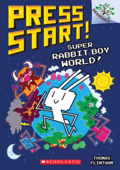 Cover for Thomas Flintham · Super Rabbit Boy World!: A Branches Book (Press Start! #12) (Paperback Book) (2022)