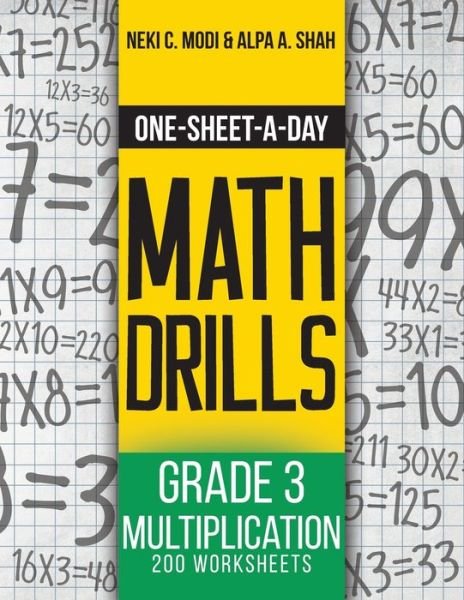 Cover for Neki C. Modi · One-Sheet-A-Day Math Drills (Paperback Book) (2017)